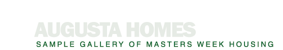 Augusta private homes available for rental during Masters Week