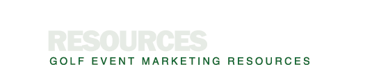 Golf Event Marketing Resources